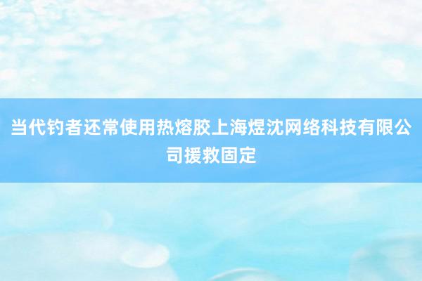 当代钓者还常使用热熔胶上海煜沈网络科技有限公司援救固定